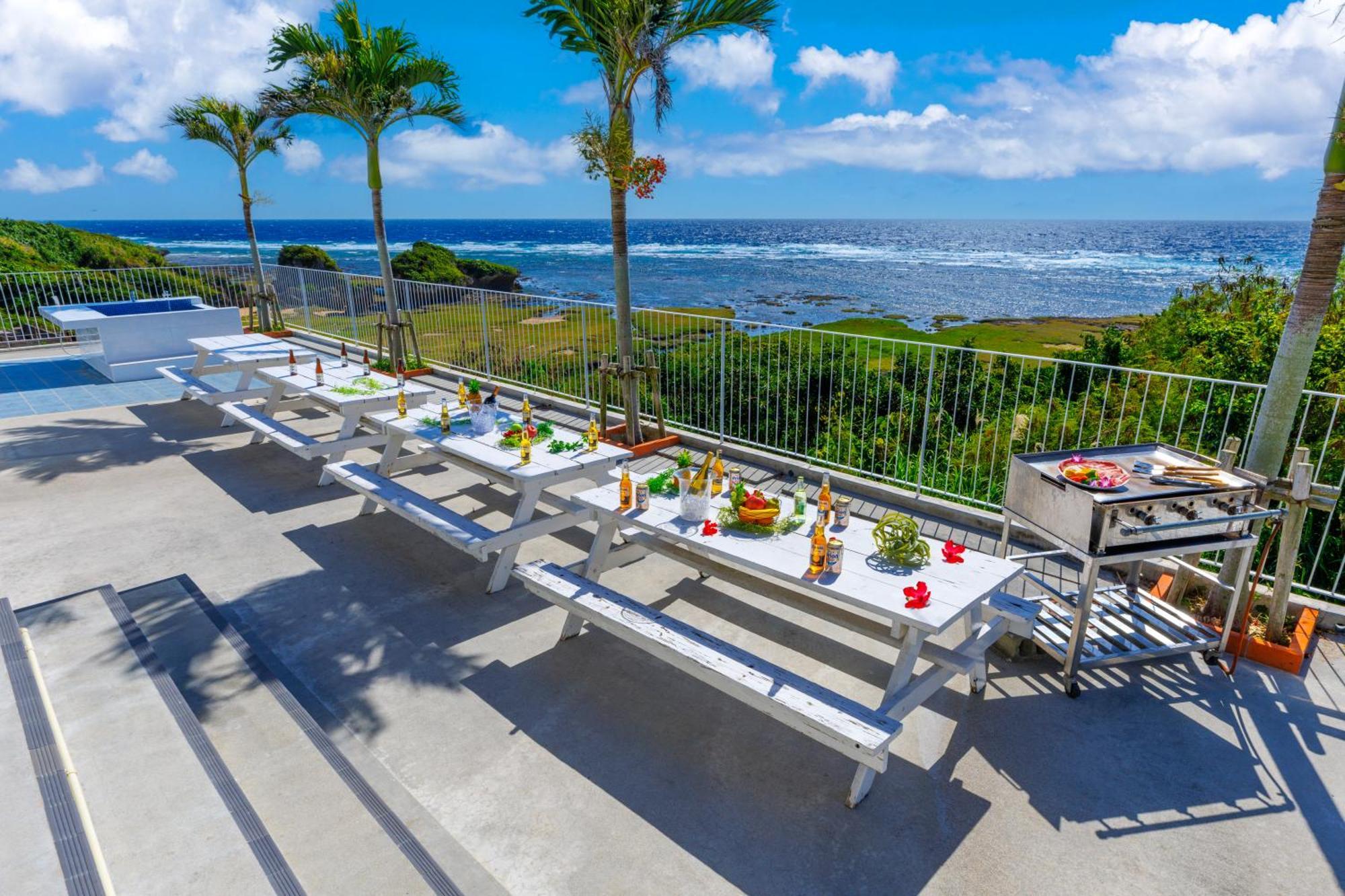 露天風呂付きオーシャンビュー カラオケ付き Bbq可 パーティ利用ok アトリエココ Villa Yaese Exteriör bild